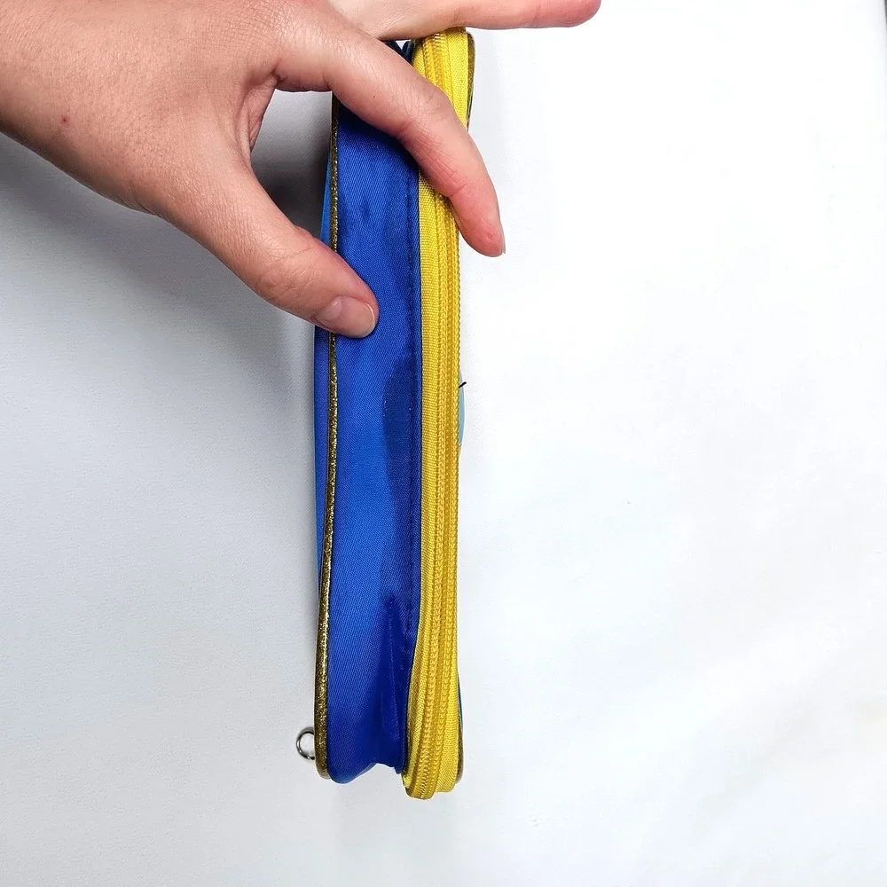 Pokemon GO Pikachu Pencil Case‎ Blue Yellow Zipper School Supply Pouch Kids